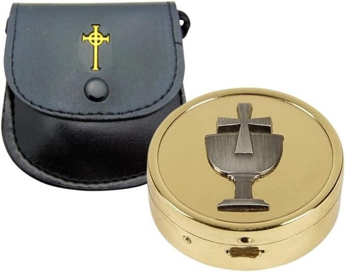 Chalice embossed solid brass - chalice,