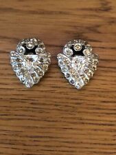 Vintage Art Deco Diamante Dress Clips 
