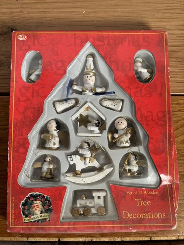 Vintage wooden christmas - wooden,