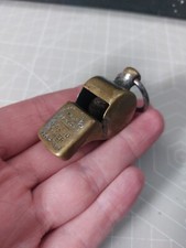 Antique Brass Railway Whistle