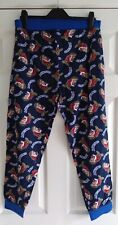 Mens Disney Lounge Pants Grumpy Design Size M 33"/35" Waist, Elasticated Cuffs