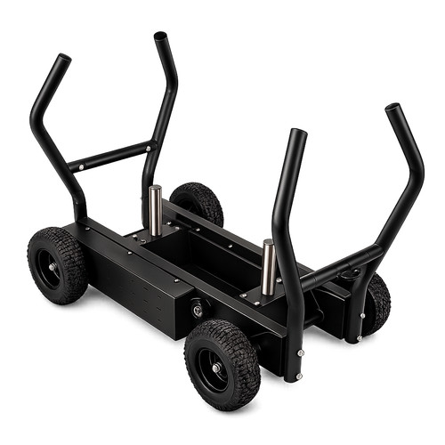Gym weight sled wheeled tank - sled,