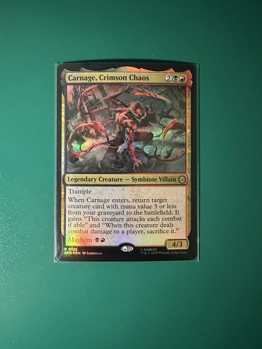 Carnage crimson chaos foil - chaos,