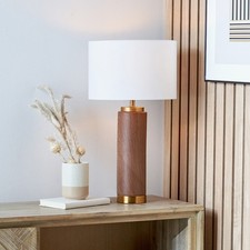 Tall Table Lamp with White