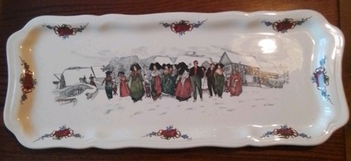 France ceramic cake platter - ,