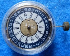 Synchron 67, ETA 2658 day-date automatic movement, NOS, 17 jewels, Incabloc.