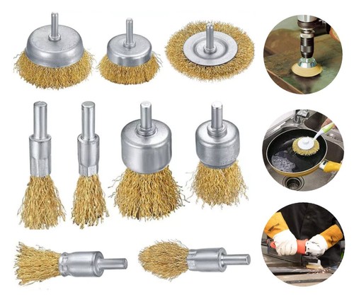 Brass wire brush - brass,