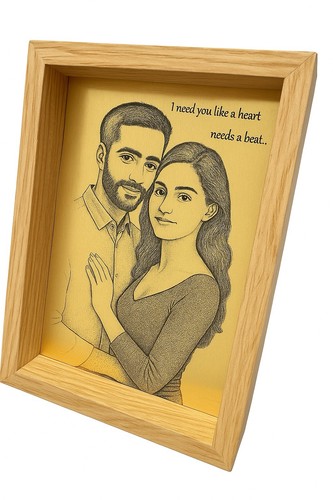 Customised golden engraved - ,
