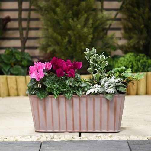 Garden gear rust effect metal - gear,