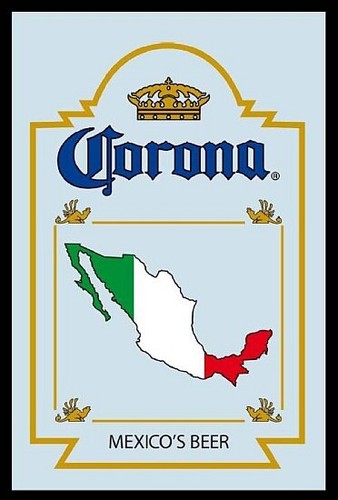 Corona beer mirror wall - beer,