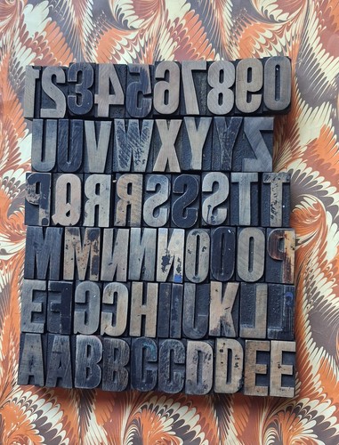 Wooden letterpress printing - wooden,