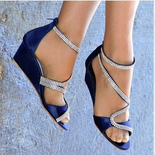 Ladies satin diamante - satin,