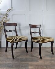 Pair Of Regency Trafalgar Chairs