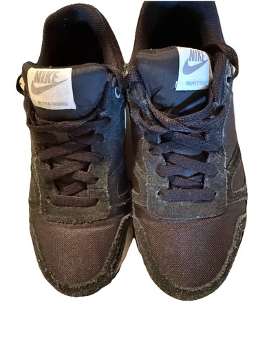 Nike air waffle trainer black - air,