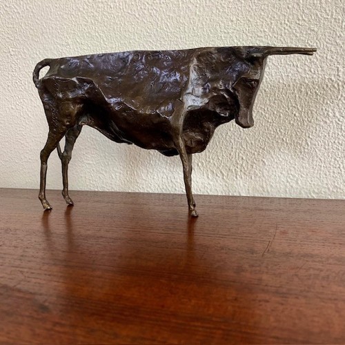 Bronze sculpture bull toro - bronze, el