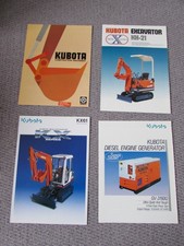 @Quantity of Kubota  Construction Machinery  Brochures@