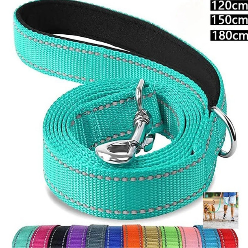 Nylon dog lead reflective - nylon,