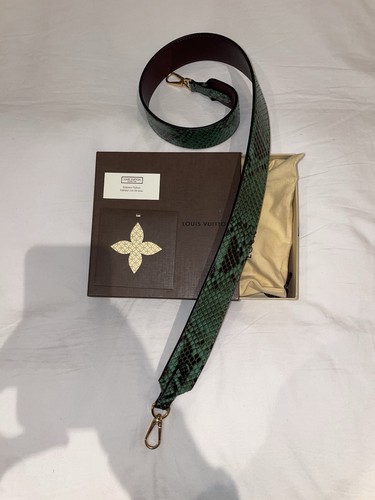 Louis vuitton python bag strap - python,