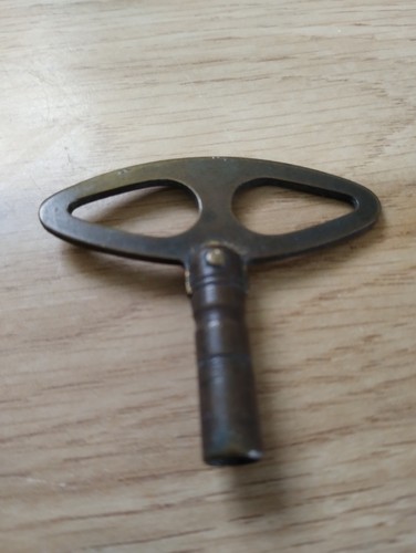 Vintage clock winding key - clock,