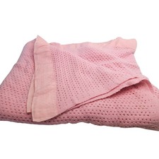 Cellular Wool Blanket Vintage