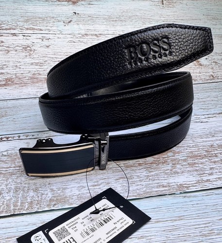 Hugo boss black leather - black,