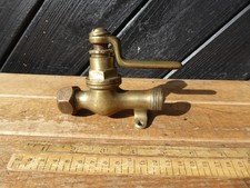Antique / Vintage Brass Tap . 10 cm long .Approx 22 mm thread .Weighs 525g