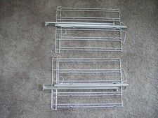 ELECTROLUX OVEN SIDE TRAY RUNNERS GENUINE NUOVA STAR.  COMPLETE NEW UNITS
