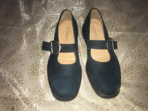 Salamander ladies black suede - salamander,