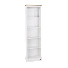 Tall Pine Bookcase White Home