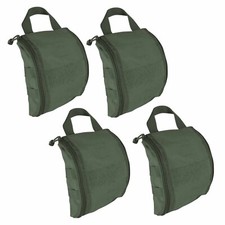 4 Viper Tactical Express Utility Pouches Medium MOLLE Webbing Airsoft Green Drab