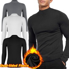 Men High Neck Long Sleeve