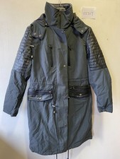 Freemans Faux Leather Trim Parka Jacket   UK 10   (ccc517)