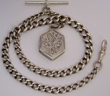 Antique solid silver pocket