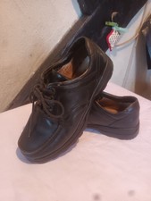 Clarks Cushion Cell Men's Leather Shoes Uk 9 Extra Wide Fit