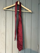 Moschino Red Neck Tie Silk