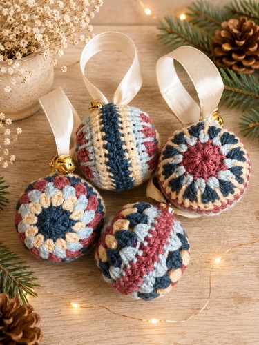 Set handmade crochet - set, of