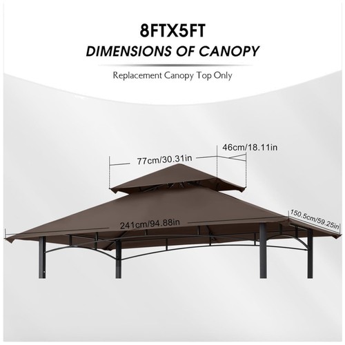 Fire retardant grill - fire-retardant, gazebo