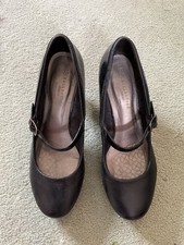 Ladies Black Leather M&S