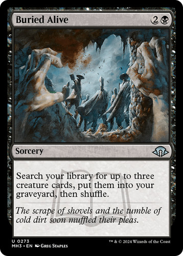 Mtg buried alive - mh3, nm