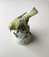 Goldcrest Porcelain Bird Bell Peter Barrett Franklin Mint Cert of Authenticity