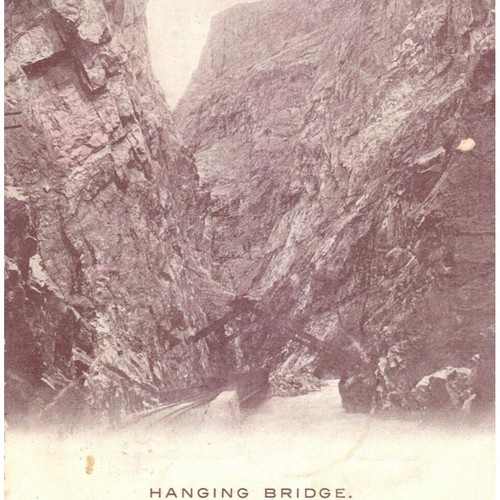 Antique 1905 hanging bridge - antique,