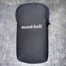 Montbell neoprene black  Smartphone Case: Double Fastener And Clip For Backpack 