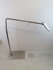 Craft Work Stand with Side Clamp (stainless steel, silver grey). Possibly Lowery