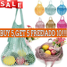 Mesh Net Turtle Bag String Shopping Bag Reusable Fruit Storage Handbag Totes