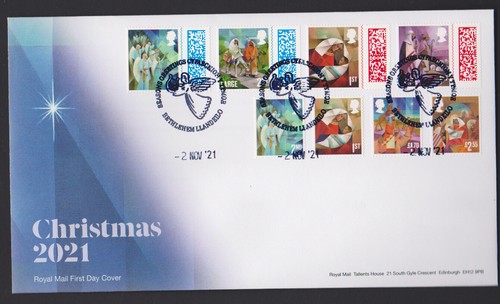 2021 fdc christmas - christmas,