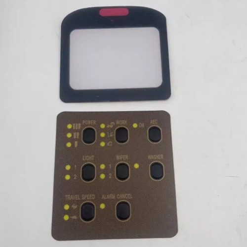 Excavator cab display button - excavator,
