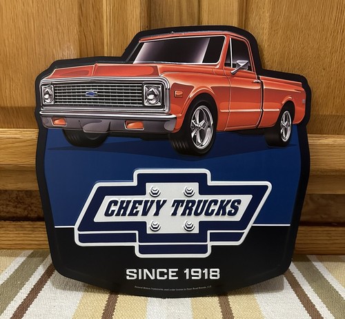 Chevrolet truck metal sign - chevrolet,
