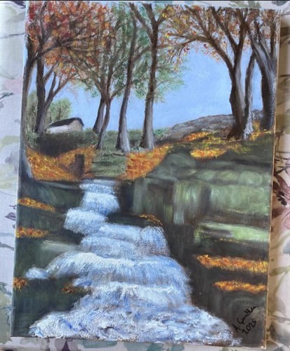 Original oil painting - , on