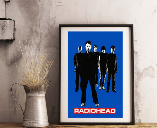 Radiohead gloss print - a4,