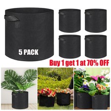 5X Plant Grow Bags 5 Gallon